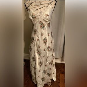 Floral Nightgown with Lace LIKE NEW